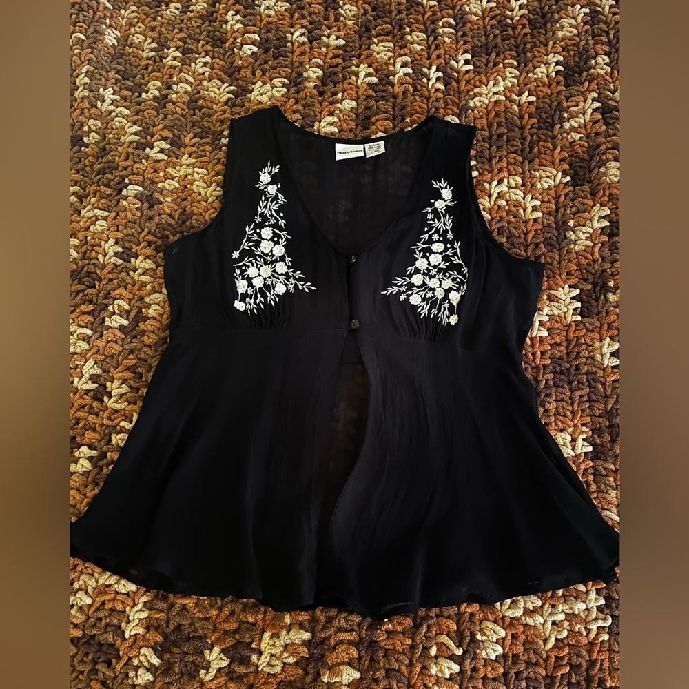 Sheer vintage blouse